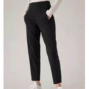 Athleta Endless Satin Side stripe pant